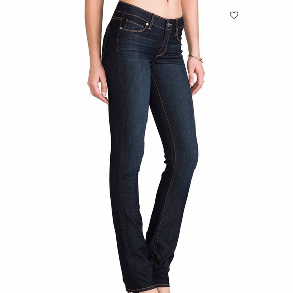 NWOT PAIGE Denim Skyline Straight Jeans Stream Wash Size 32 - Picture 3 of 13